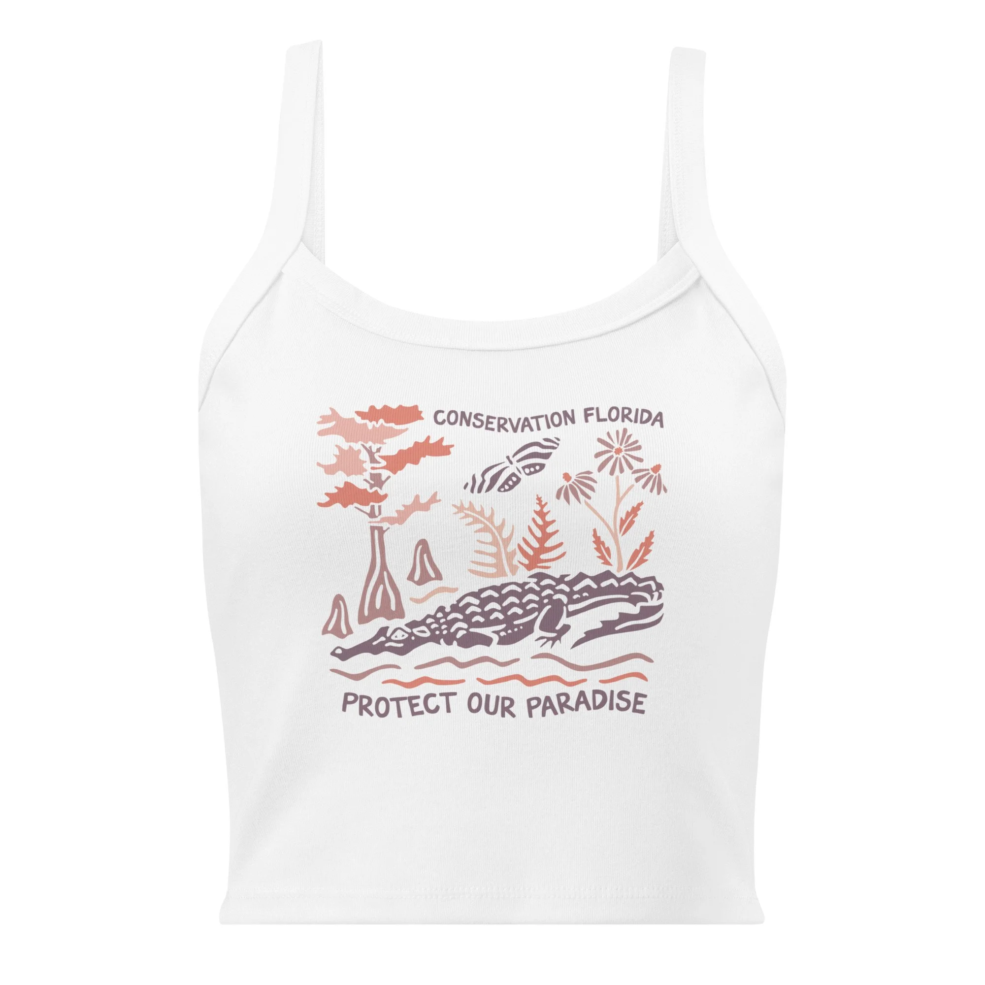 Protect Our Paradise Paradise Ribbed Tank
