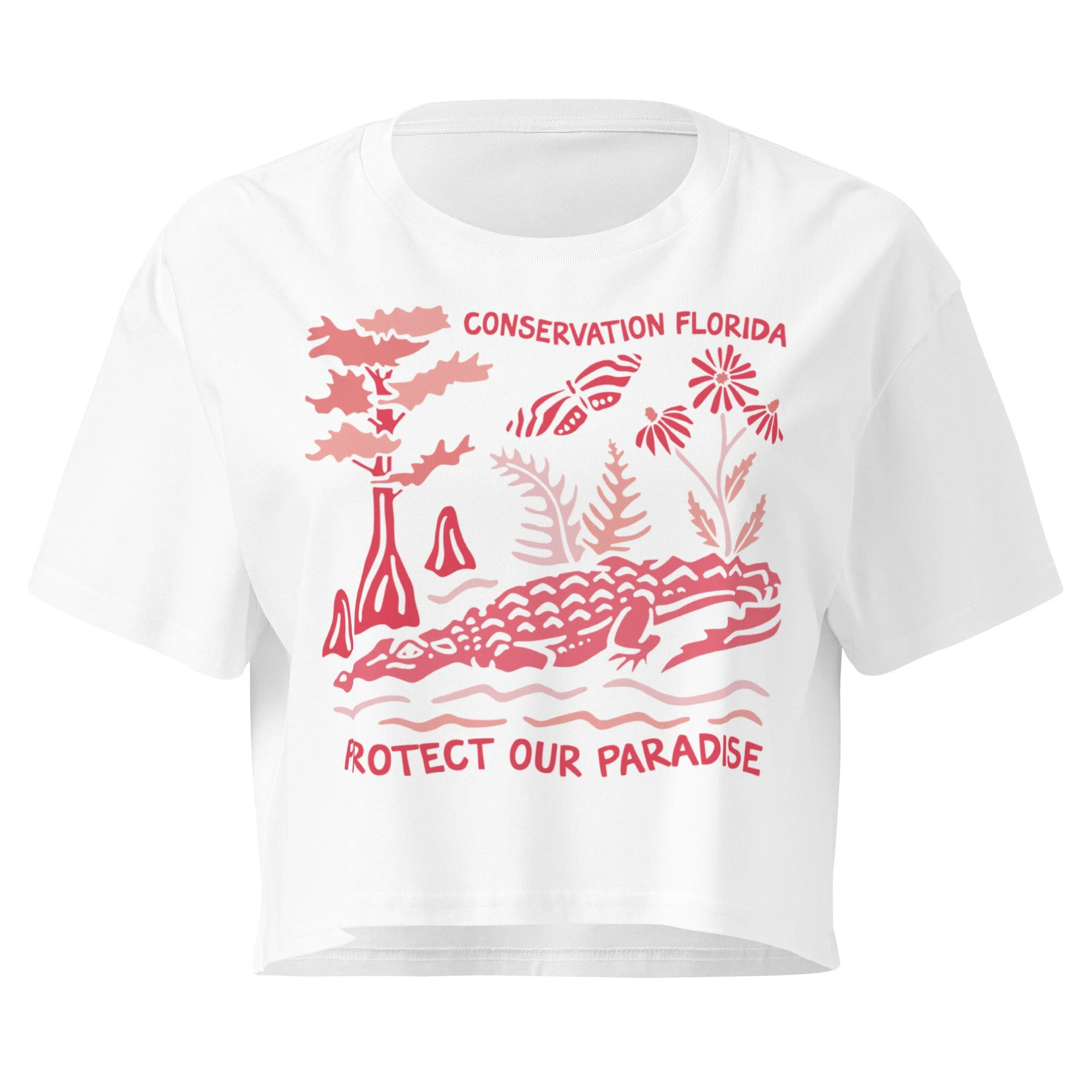 Protect Our Paradise Crop Tee
