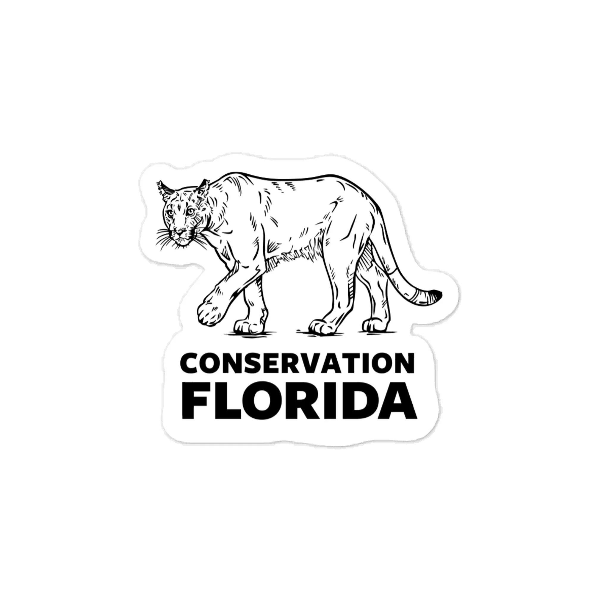 Florida Natives Panther Sticker