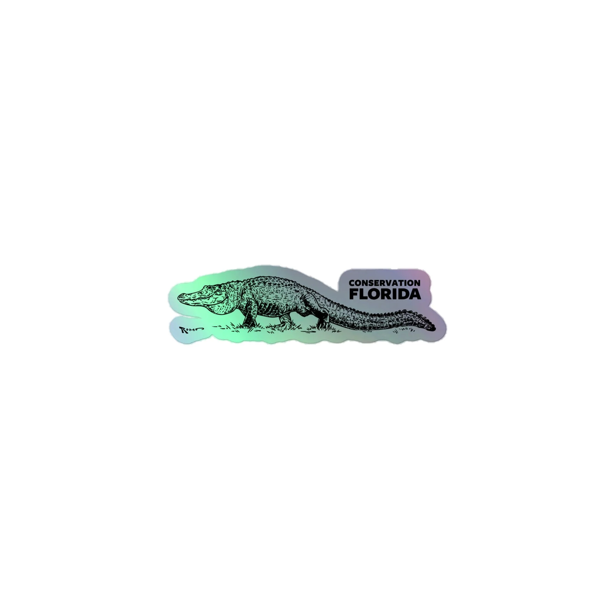 Florida Natives Gator Sticker