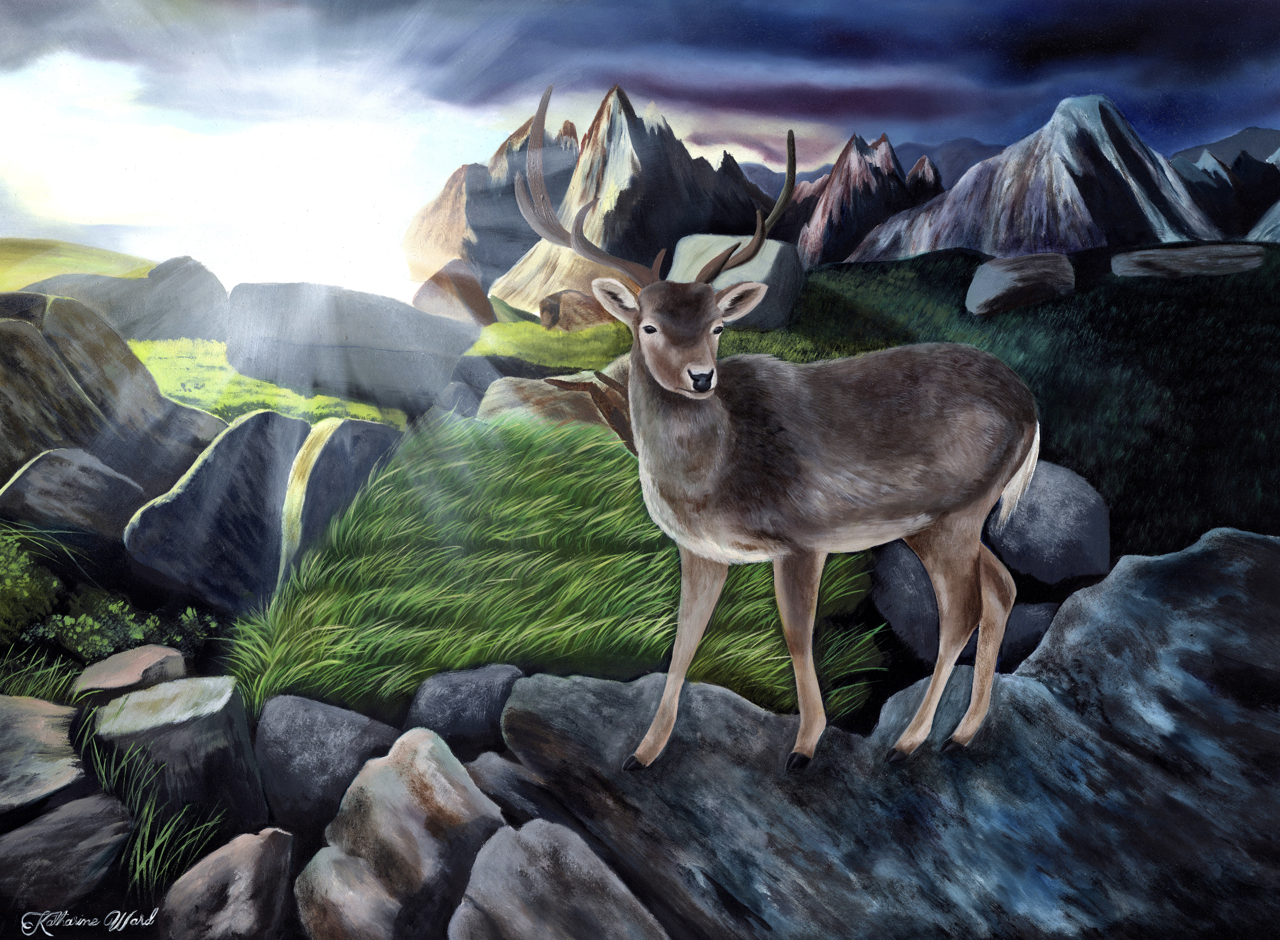 "Upon This Rock" Original Painting
