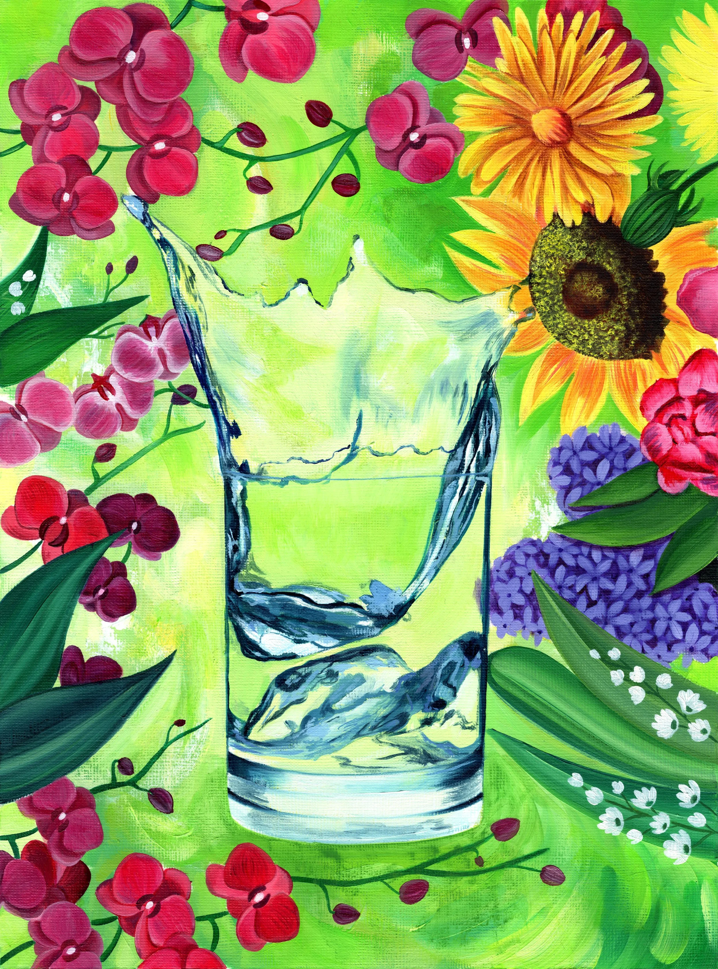 "My Cup Overflows" Original Painting