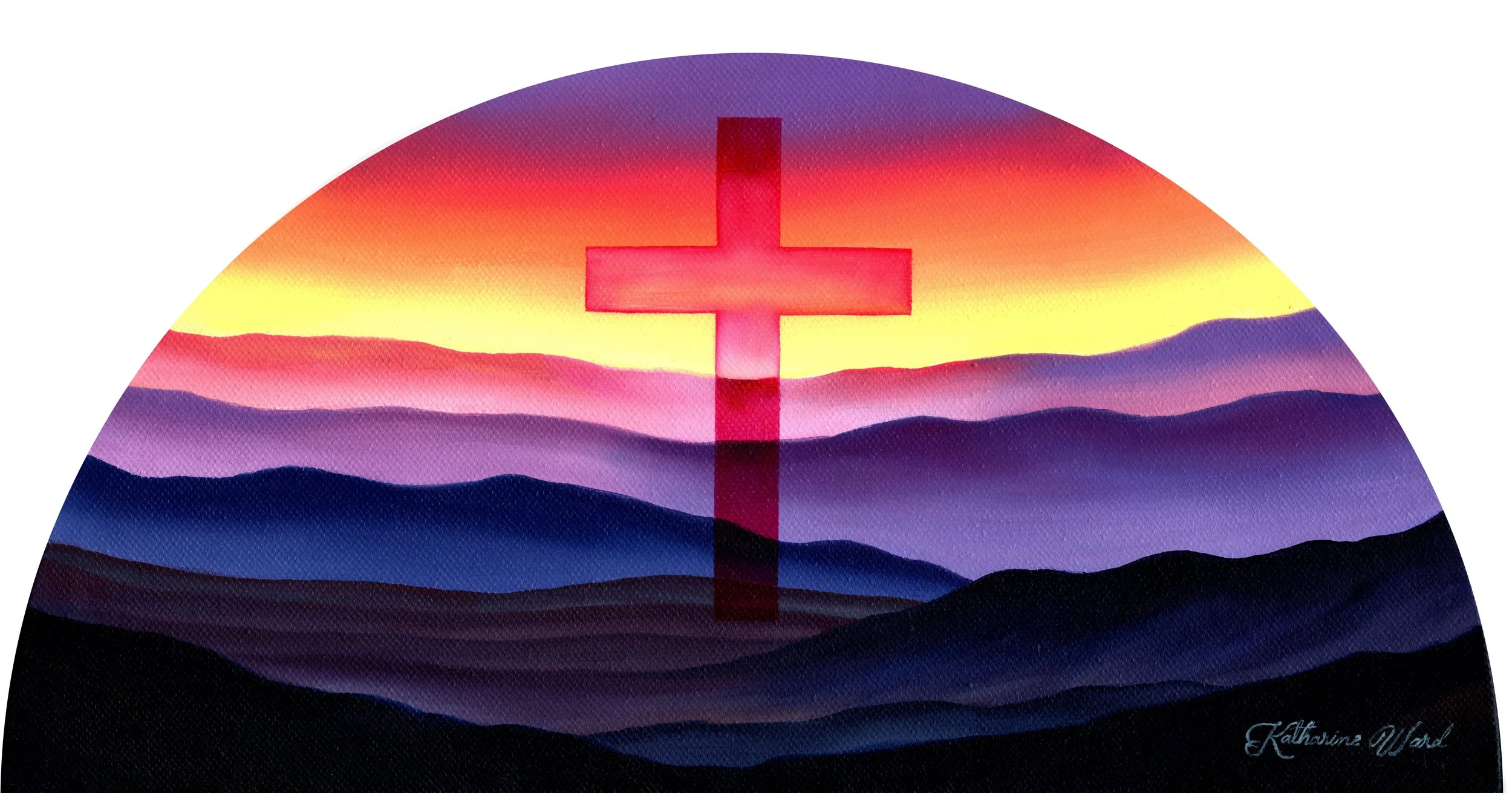 "Over The Mountains" Original Painting