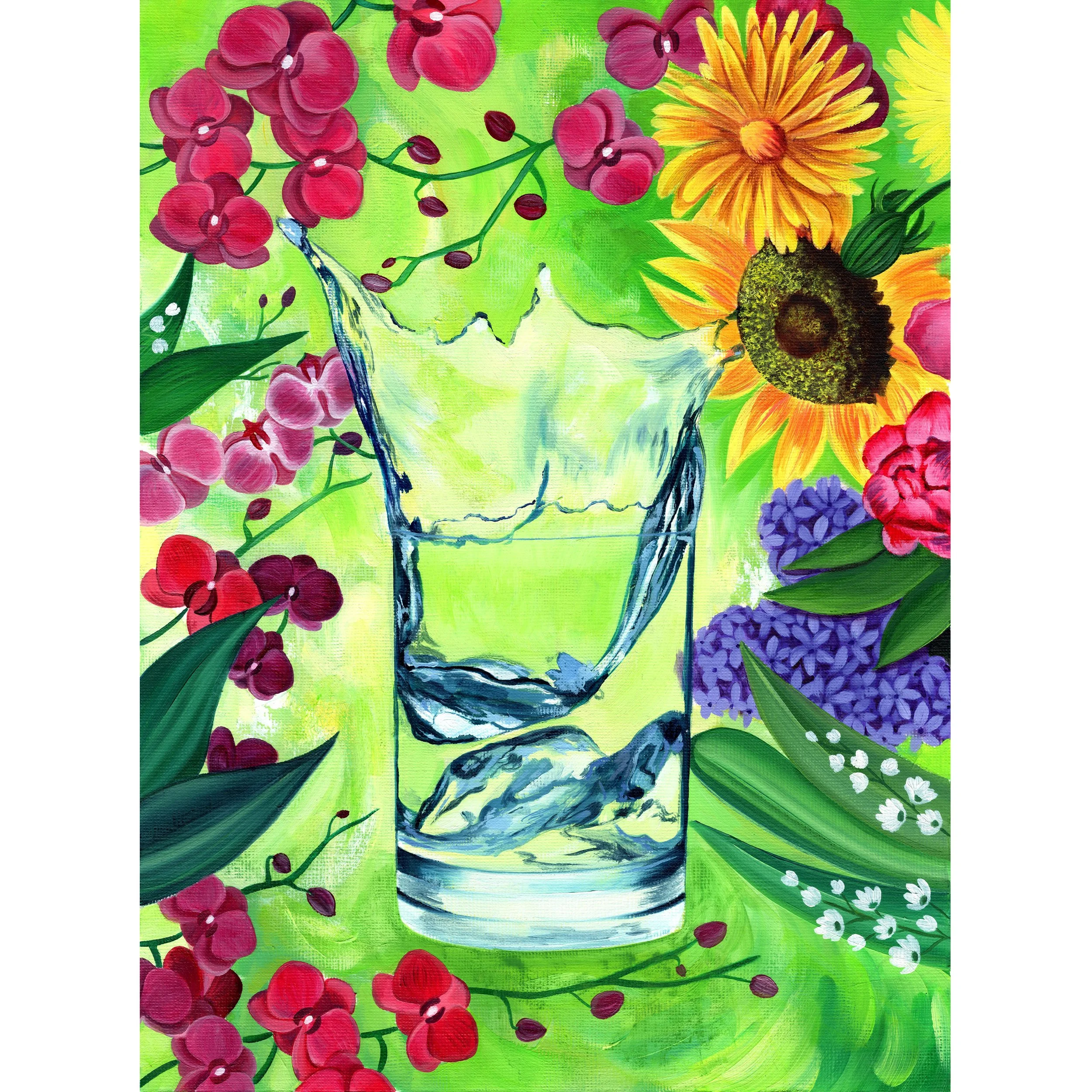 "My Cup Overflows" Original Painting