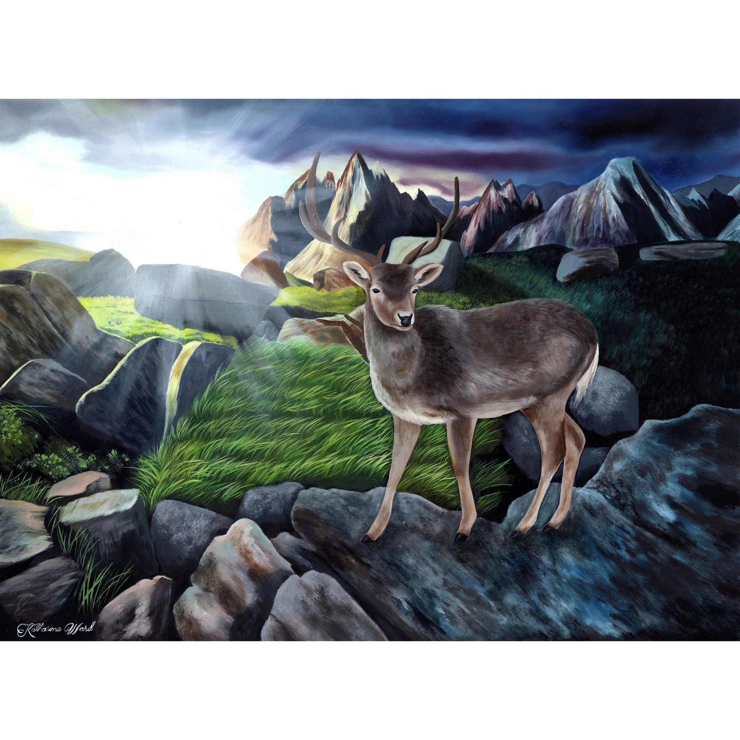 "Upon This Rock" Original Painting