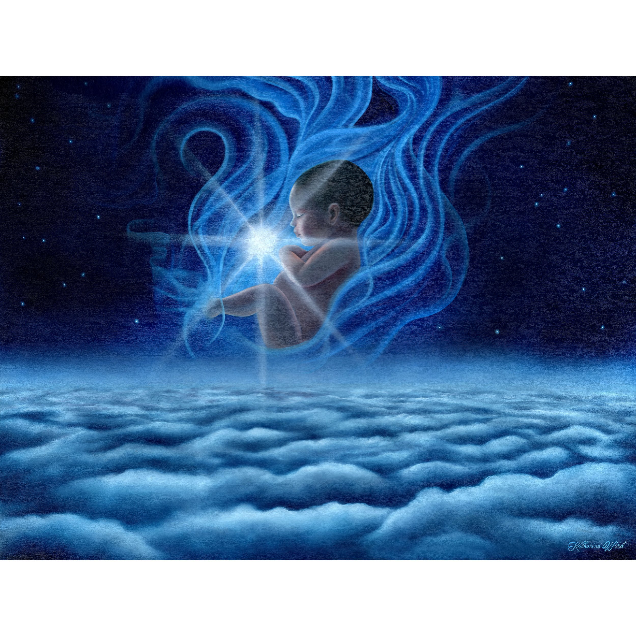 "Unto Us A Child is Born" Original Painting