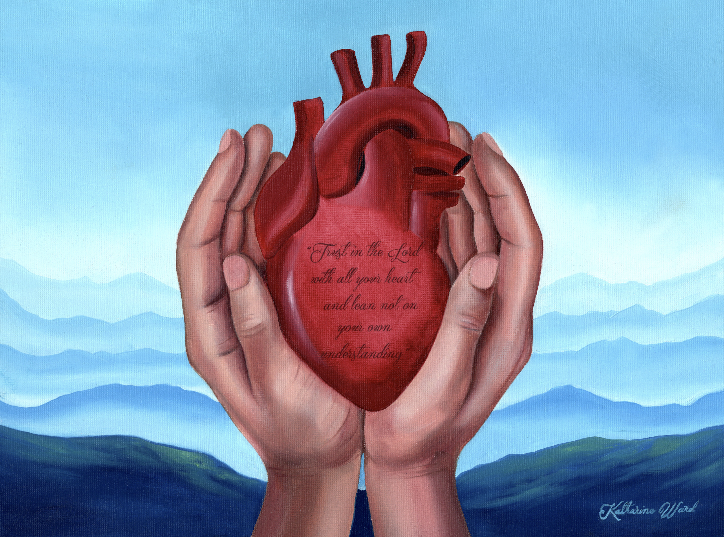 "Proverbs 3:5" Original Painting