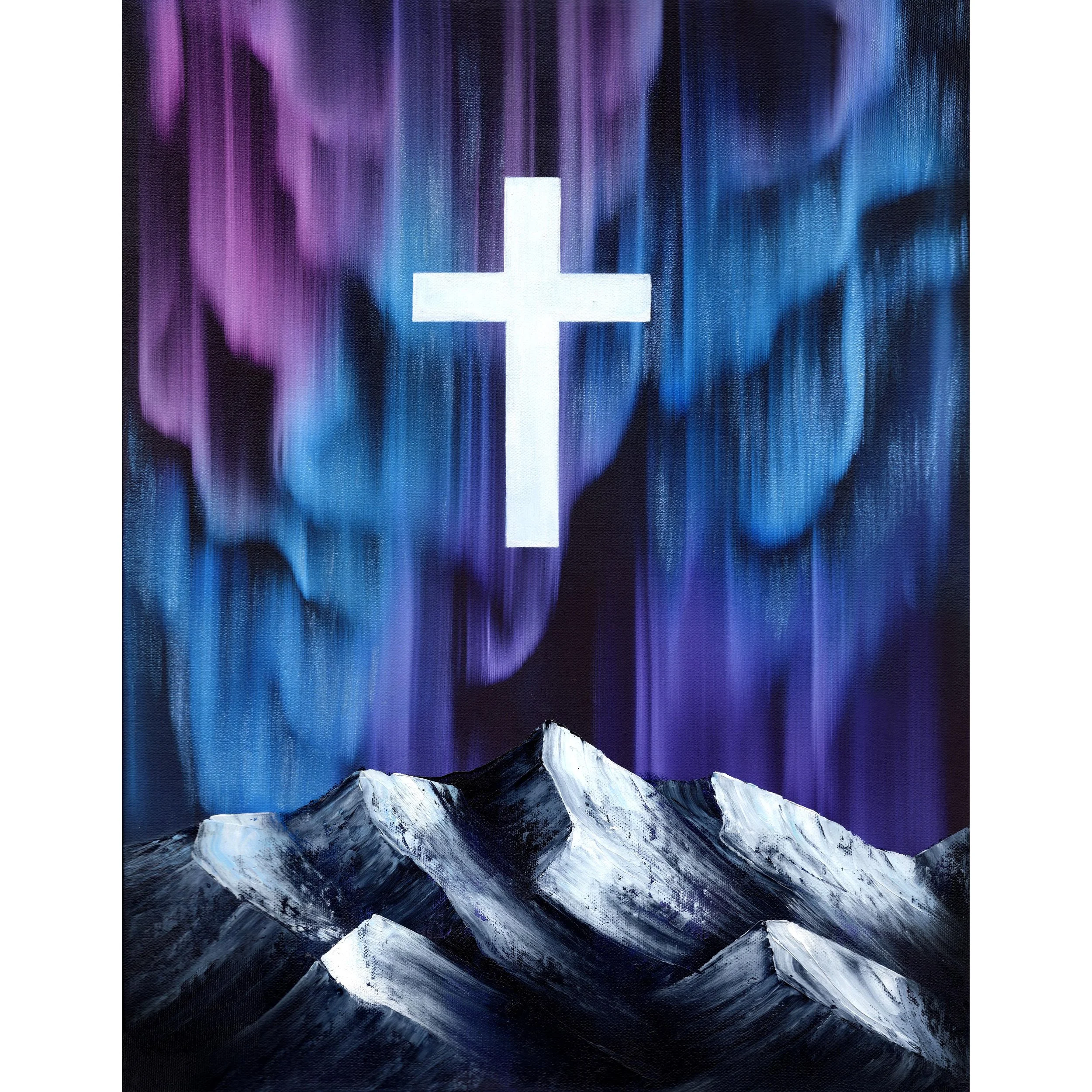 "His Northern Lights" Original Painting