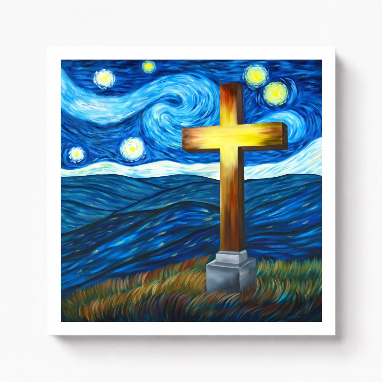 "His Starry Night" Unframed Art Print