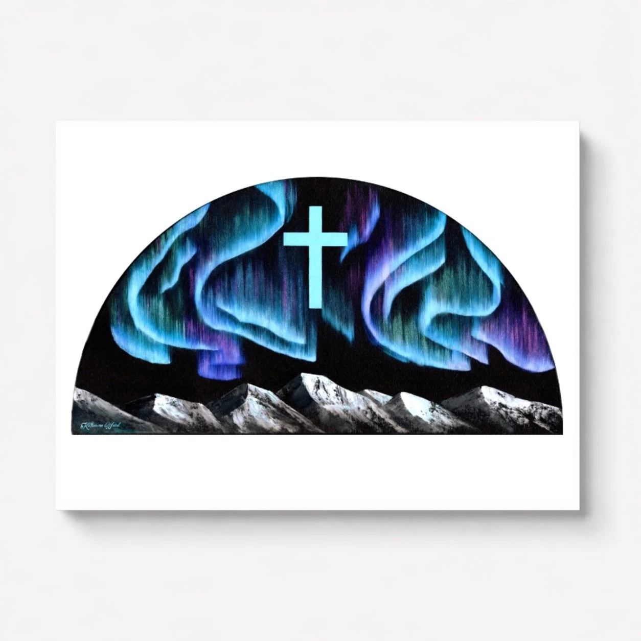 "The Aurora Borealis" Unframed Art Print