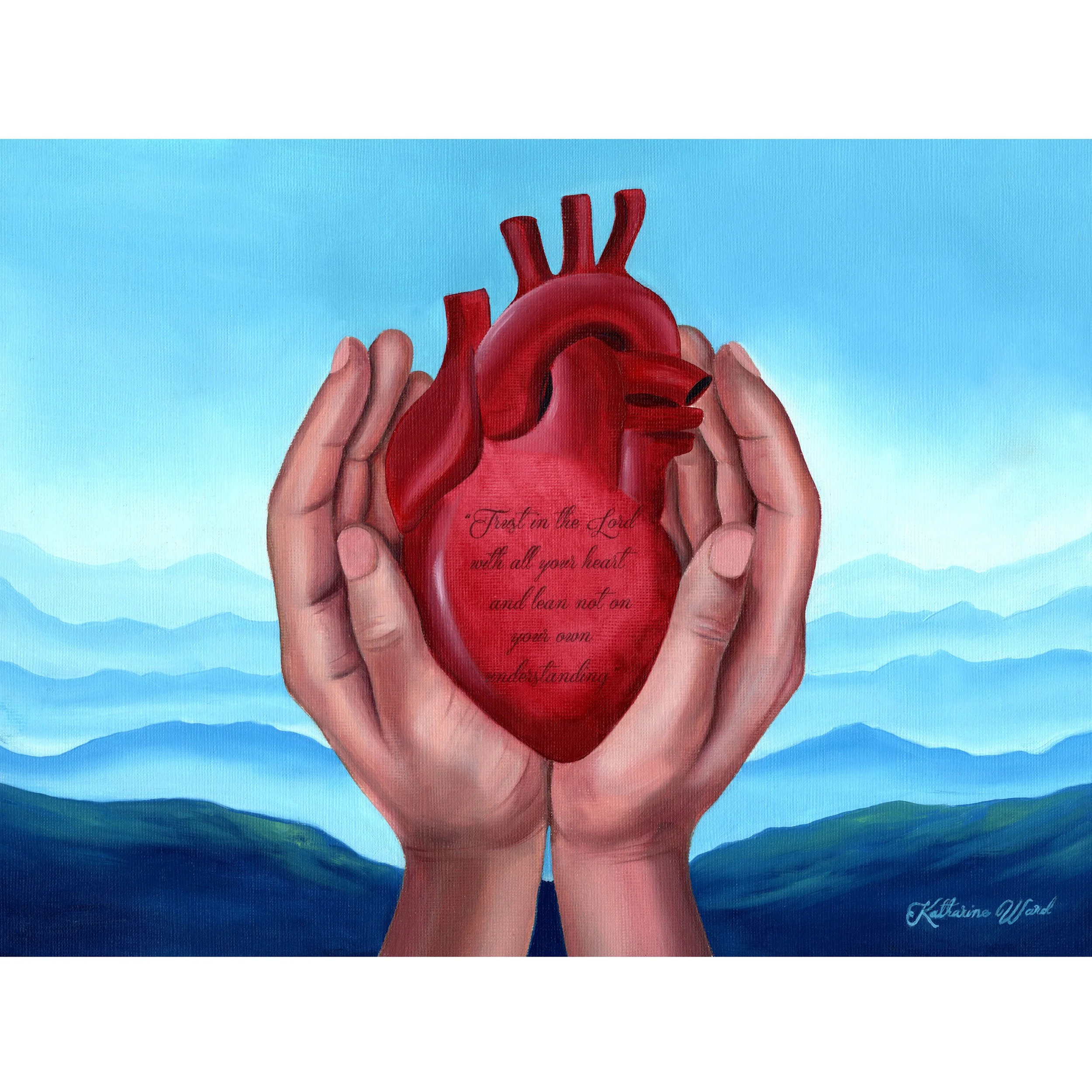"Proverbs 3:5" Original Painting