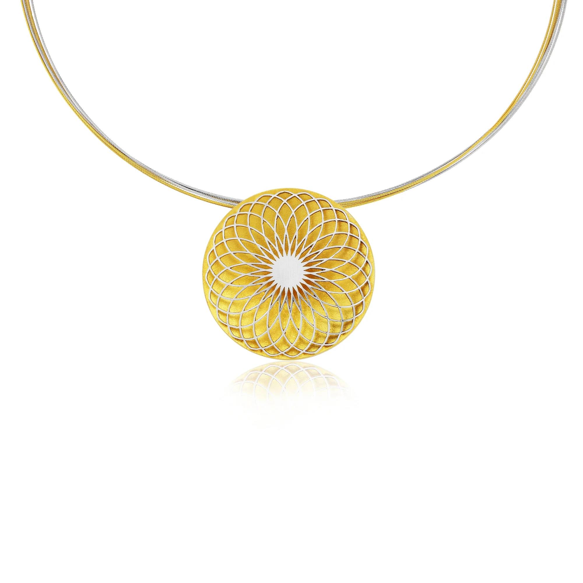 Third to go from the limited edition of seven ,Silver with a Gold vermeil back .