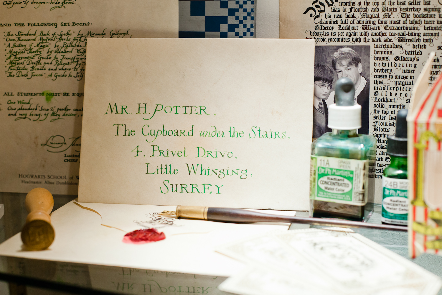 Harry Potter's Hogwarts acceptance letter