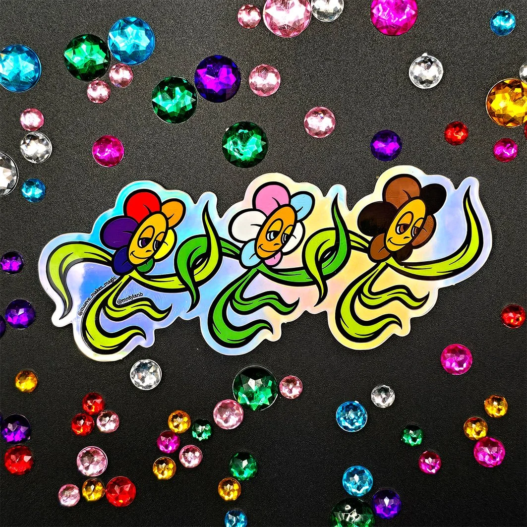 Pride Flowers Sticker