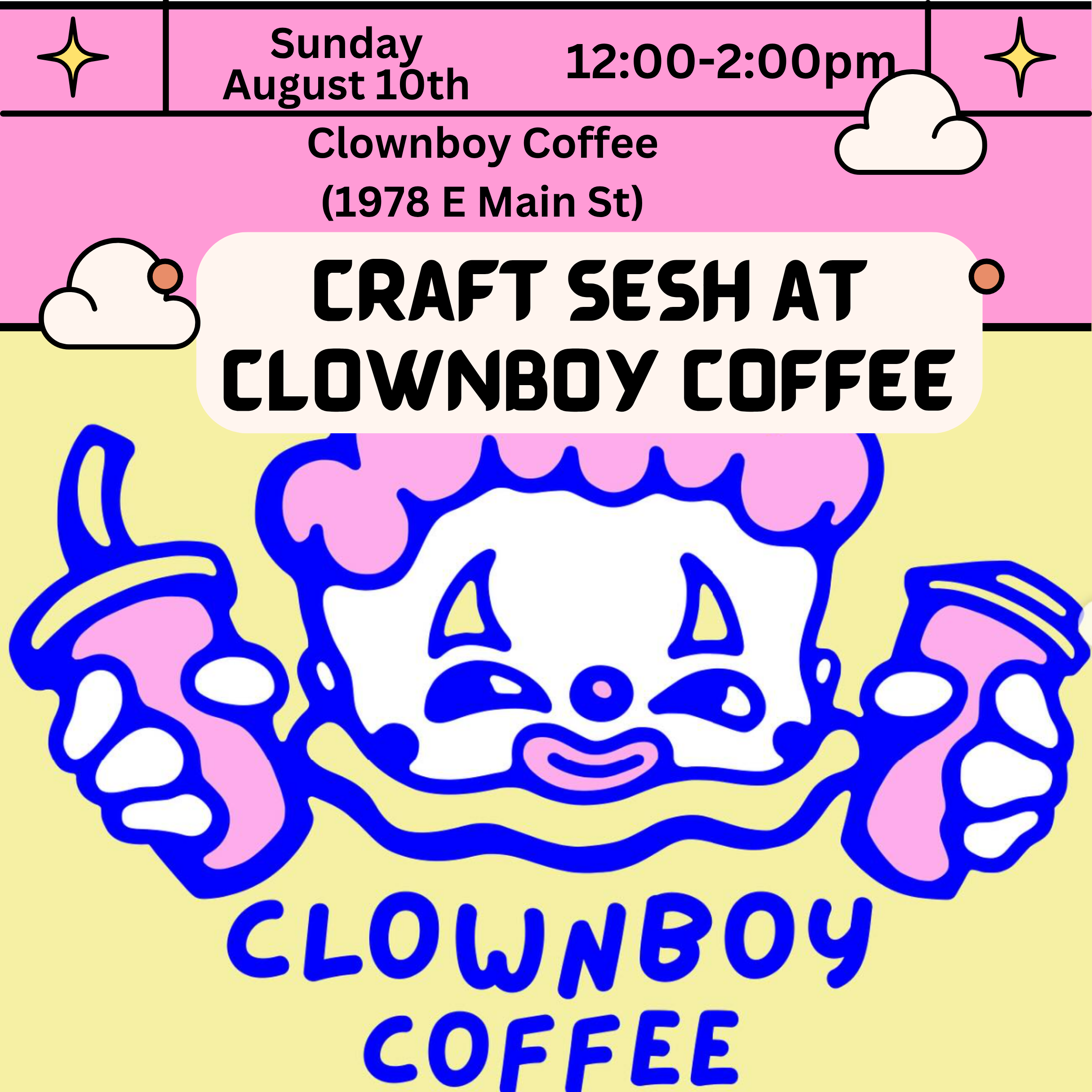 A Little Craft Sesh with Clownboy Coffee
