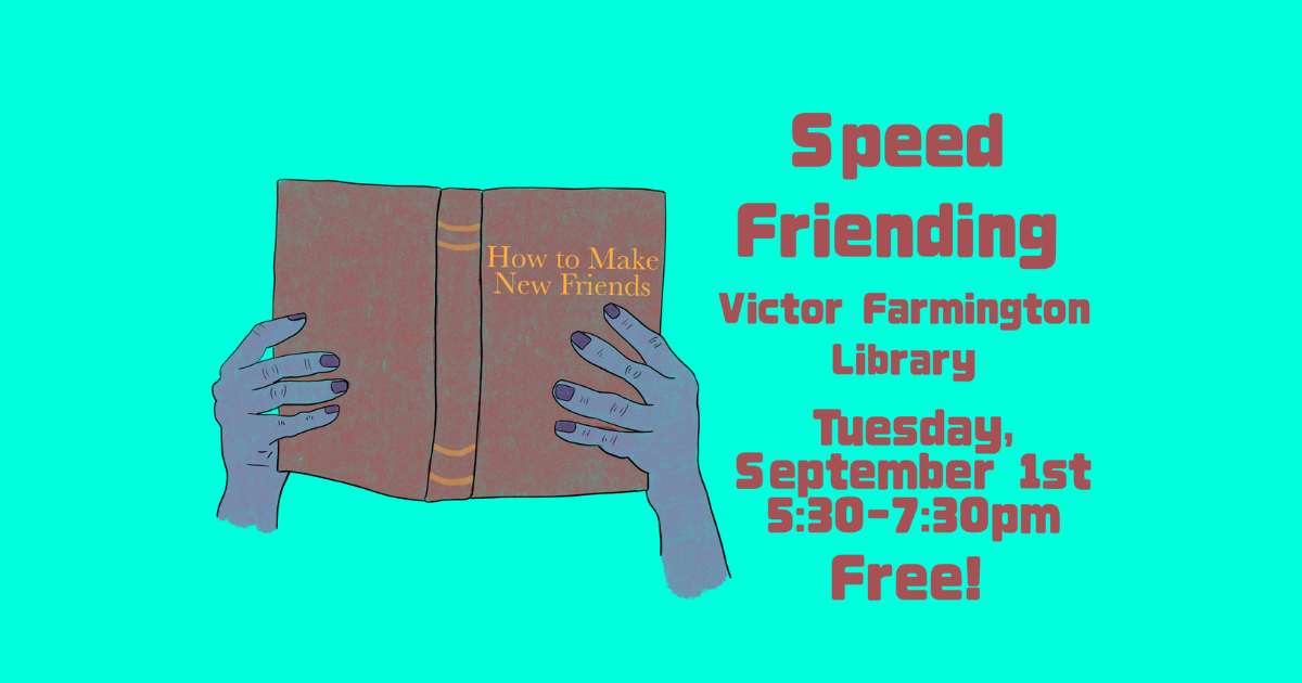 Speed Friending at Victor Public Library