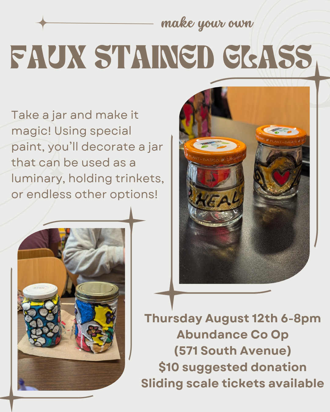 Faux Stained Glass Workshop