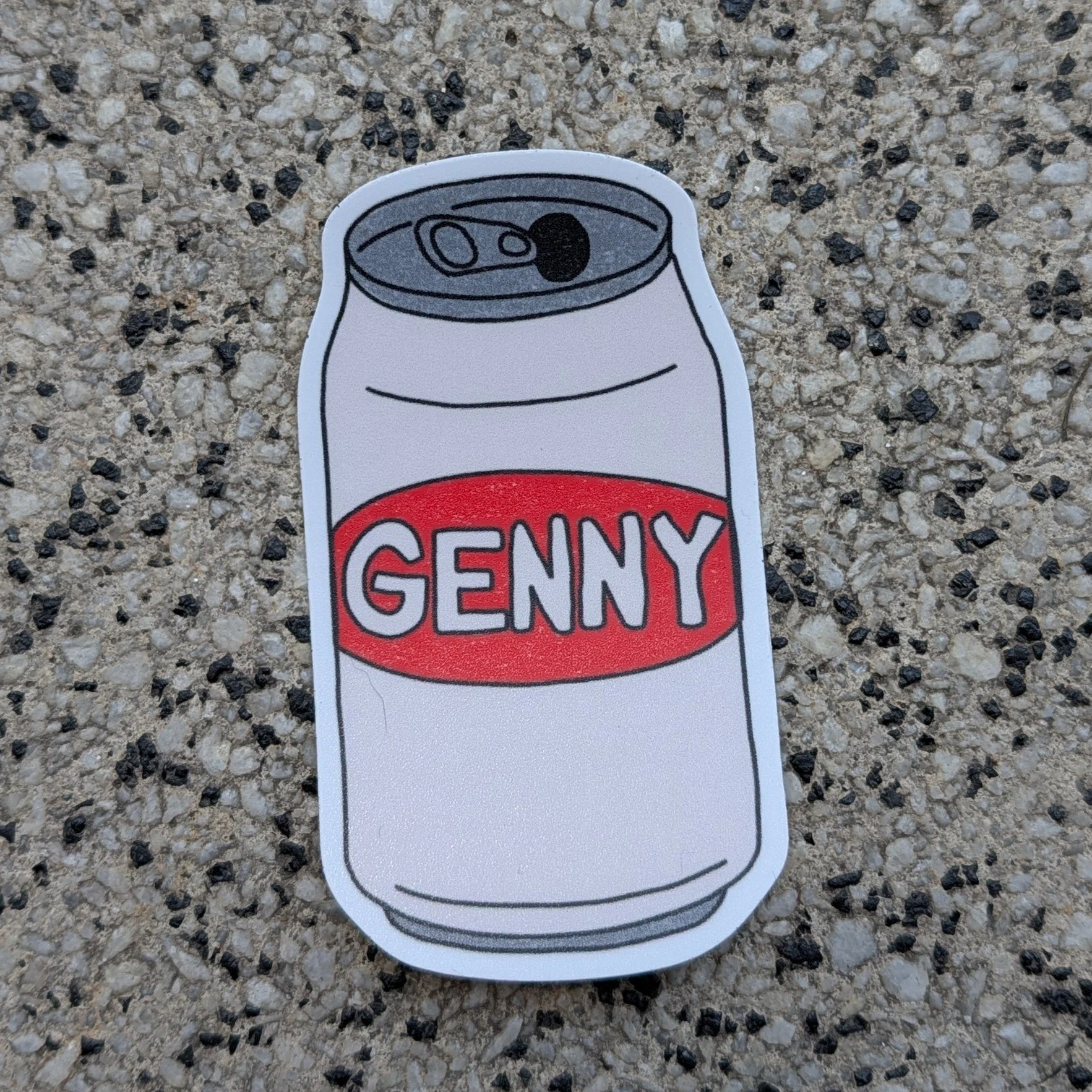 Genesee Beer Can Inspired Sticker