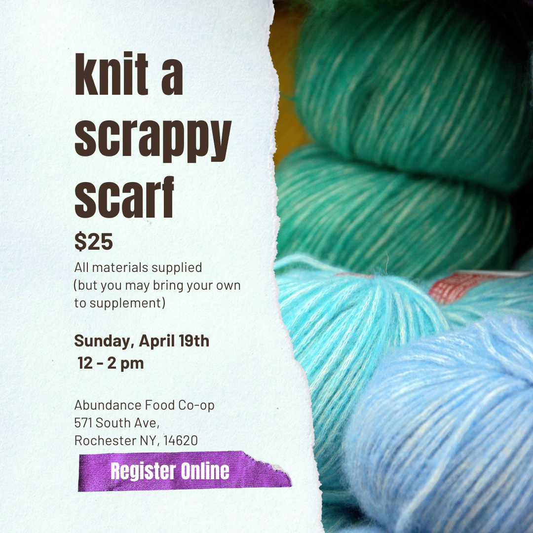 Knit a Scrappy Scarf - April