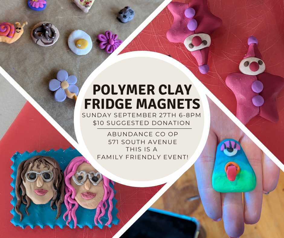 Crafternoon: Polymer Clay Fridge Magnets