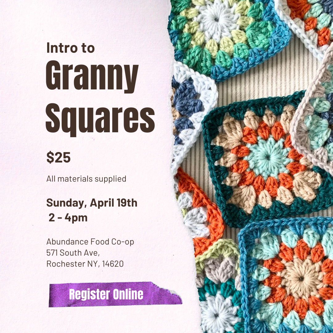 Intro to Granny Squares - April