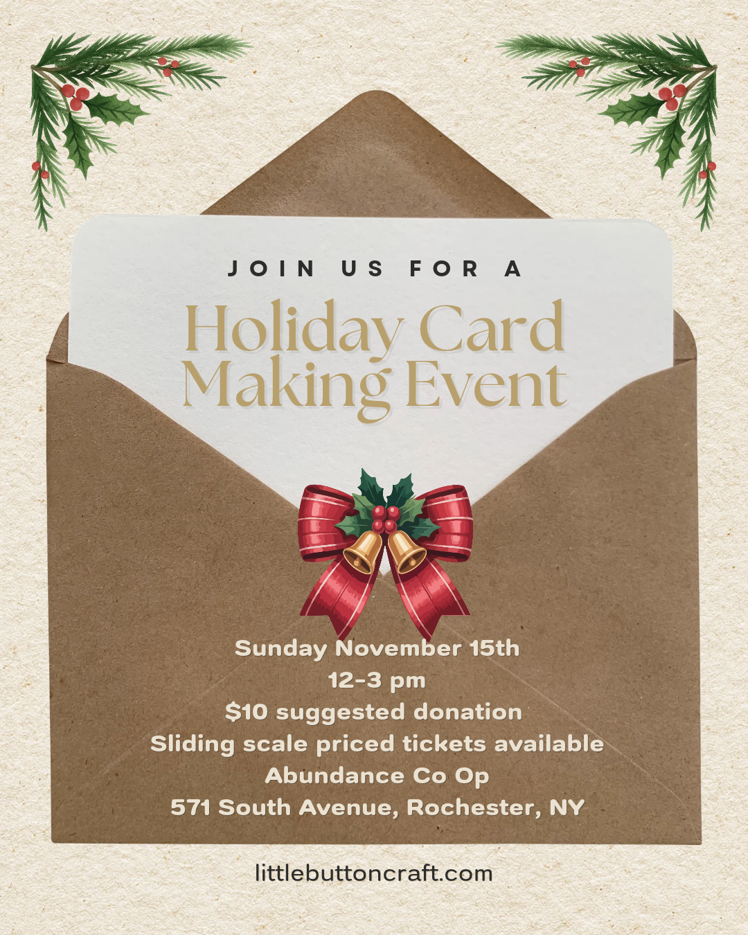 Holiday Card Making Afternoon