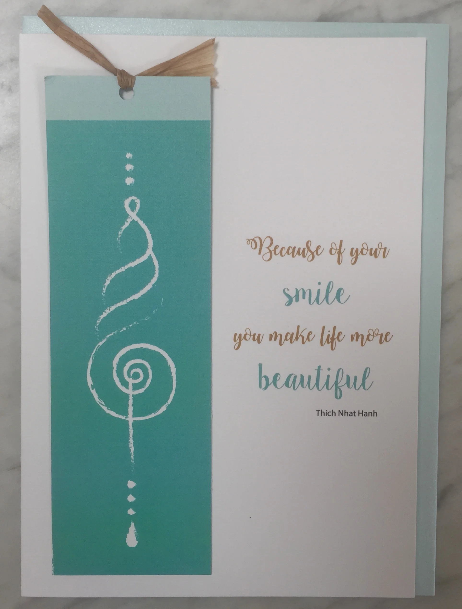 Bookmark Card:  Unalome