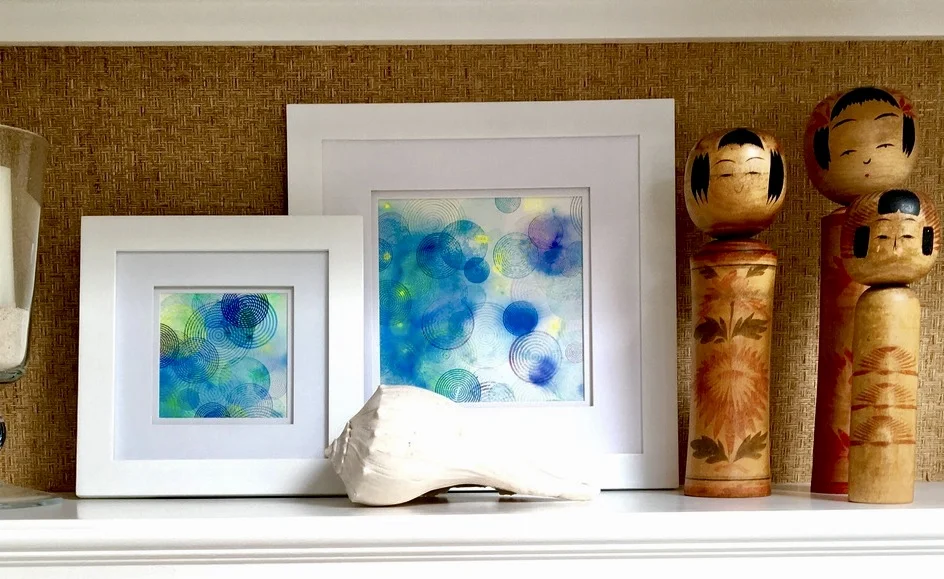 Framed Original Watercolor Artwork