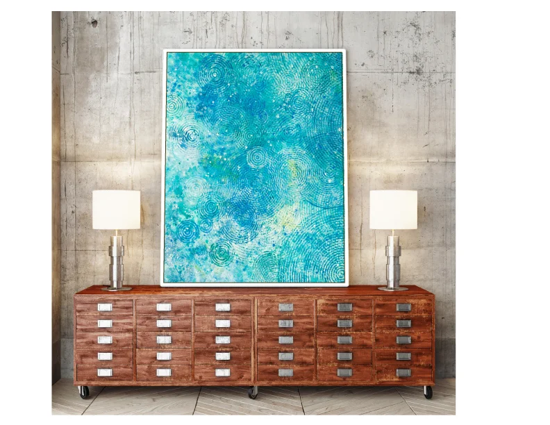 Original mixed media painting by Sean Keany