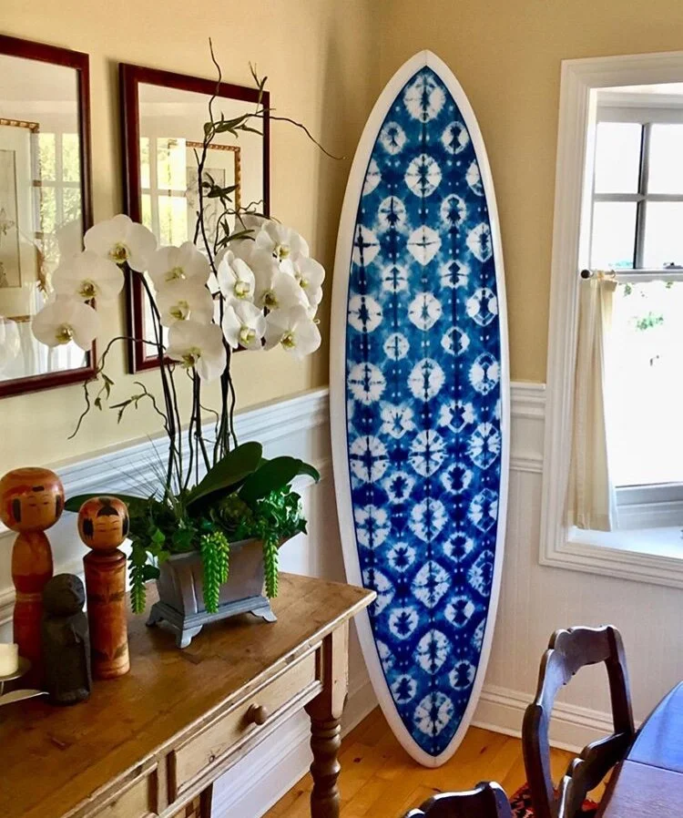 Shibori Inlay Surfboard