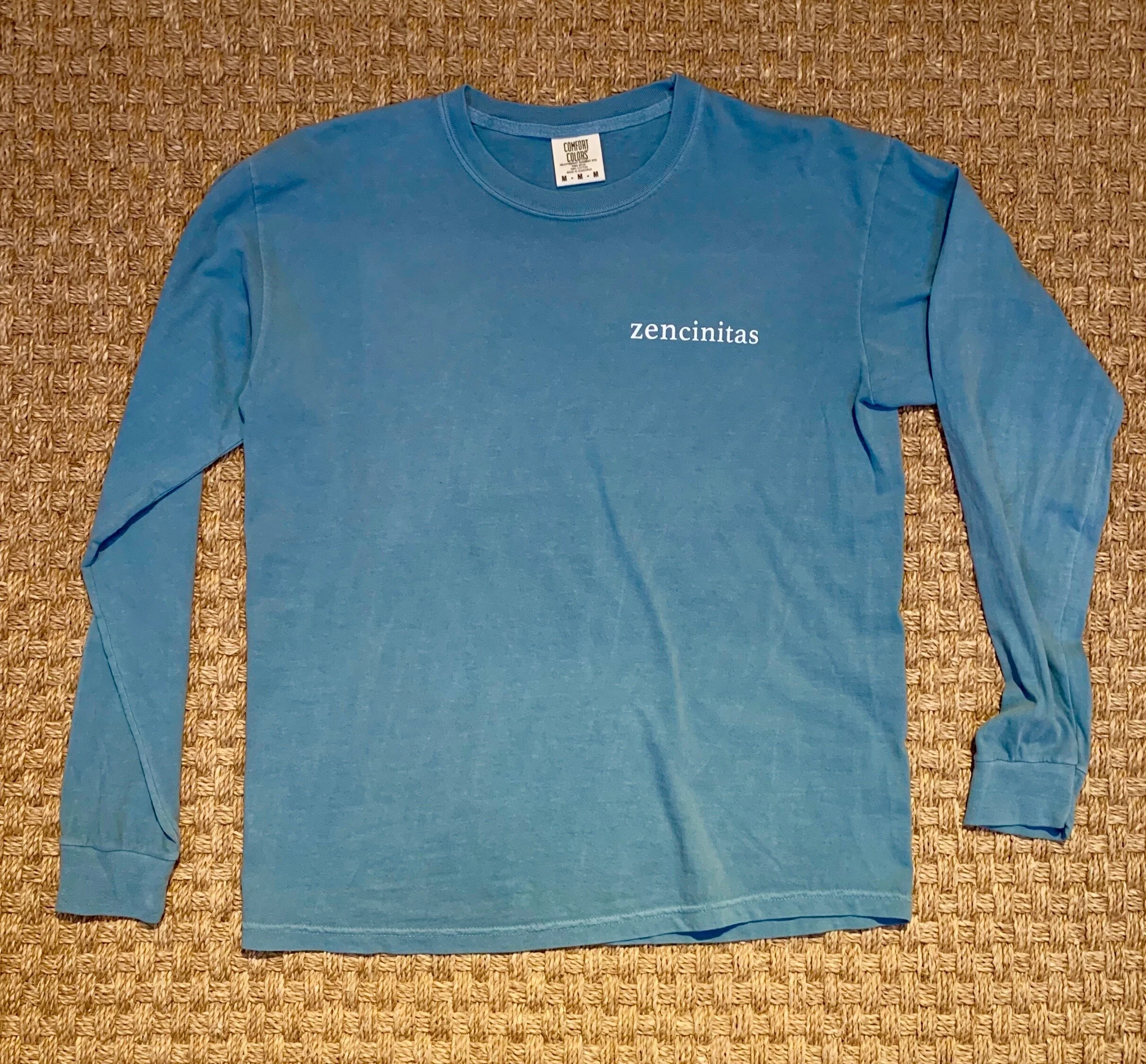 Mens L/S Dyed Ice Blue 