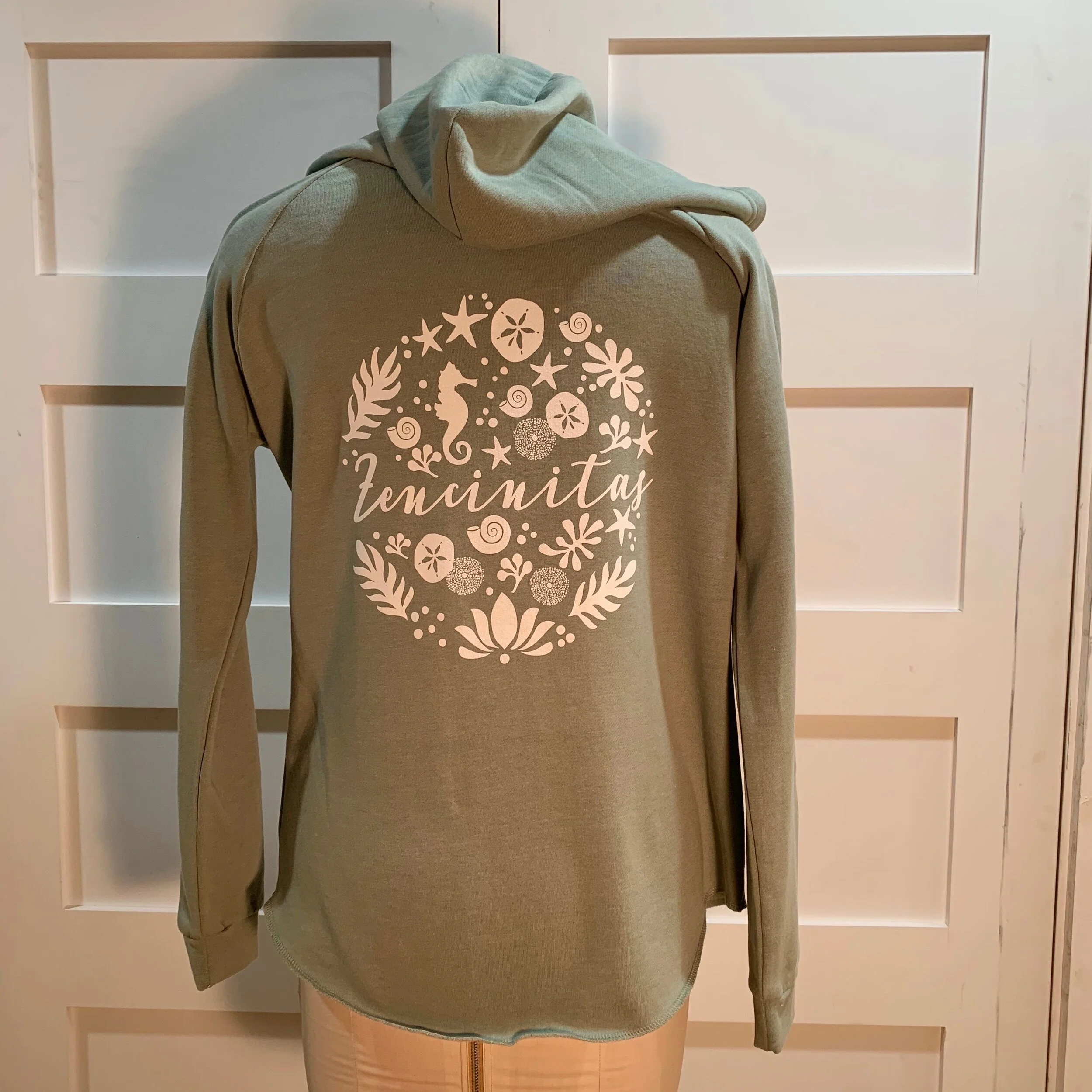 ZENcinitas Ladies Sweatshirt Sage Green