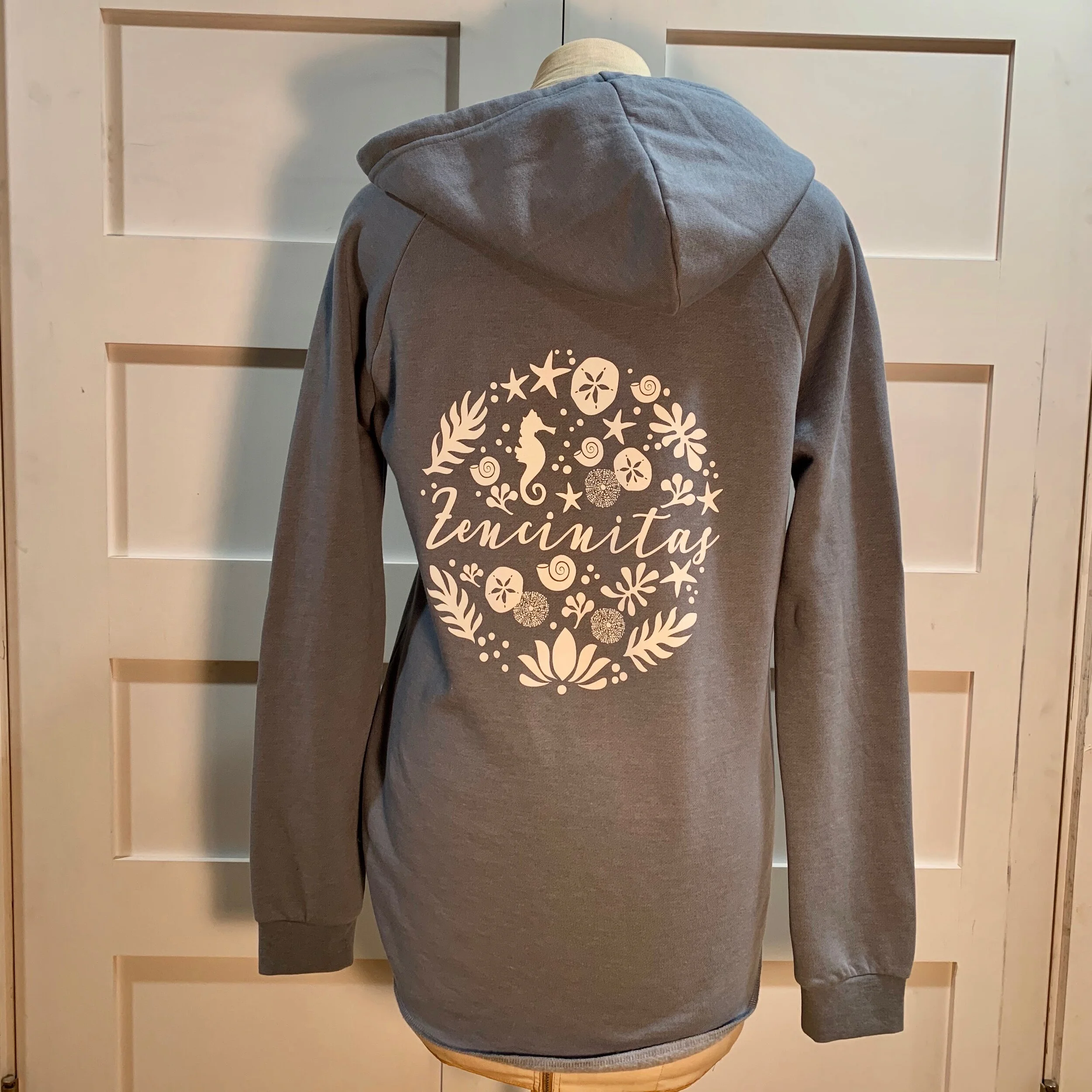 ZENcinitas Ladies Sweatshirt Ice Blue