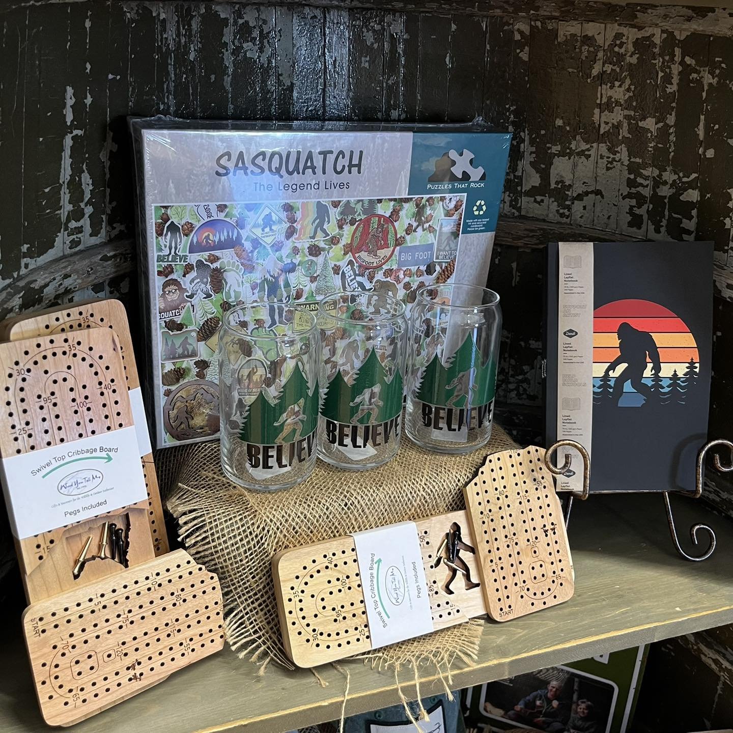 The Legend Lives Sasquatch themed items in stock. 🌲 🕵️&zwj;♂️ 👀 🔍 
.
.
.
.
#mnsmallbiz #mnshopsmall #leader1918 #mnboutique #midweststyle #boutique #mnlocalbusiness #cambridgemn #mnlocal #mnretail #mnshop #myleaderstyle #boutiqueshopping #mnsmall