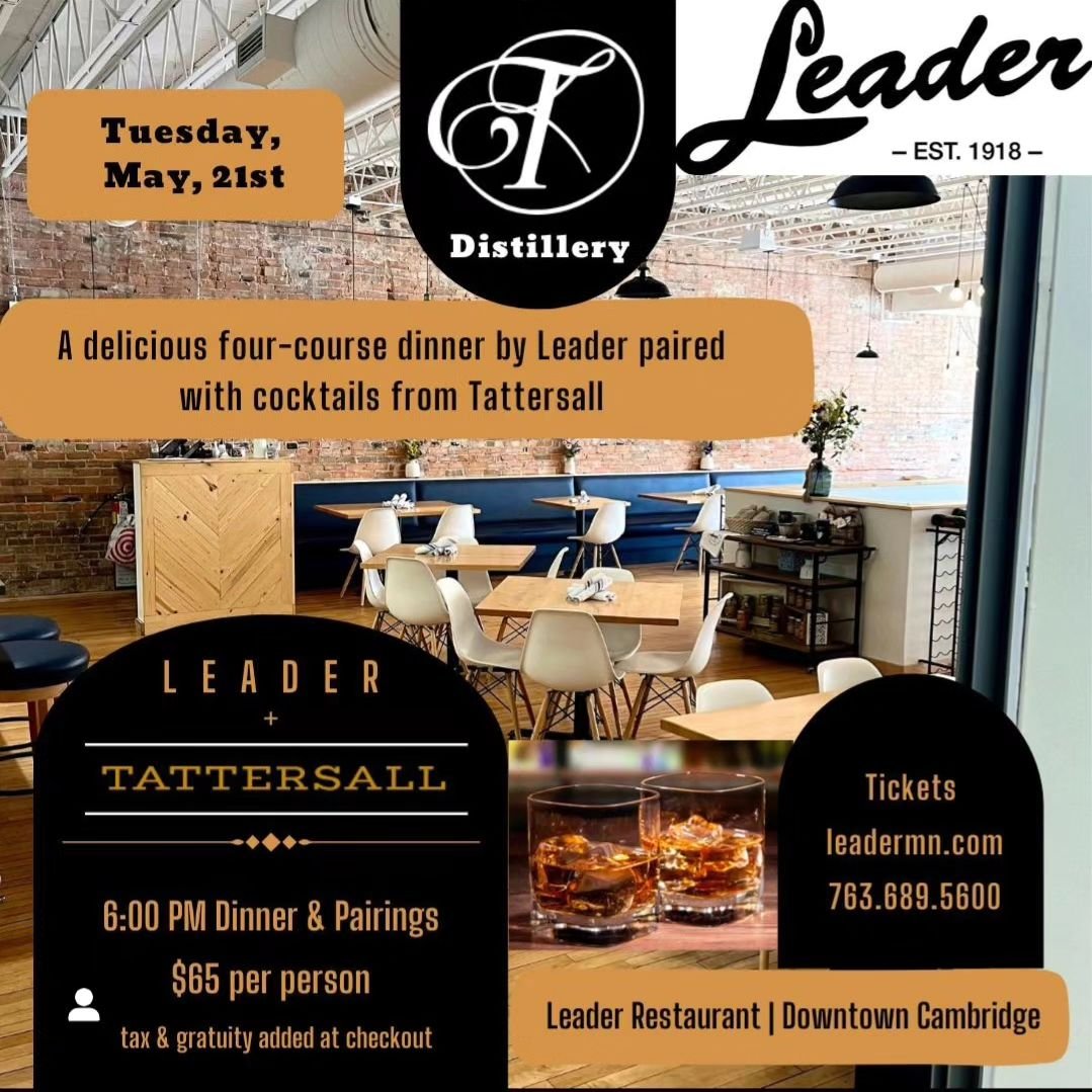 Only a few spots left for this exciting collaboration dinner/cocktail pairing with Tattersall Distillery! Make your reservation here. ⬇️⬇️⬇️

https://www.exploretock.com/leader/event/481332/tattersall-pairing-dinner
.
.
.
.
#cocktailpairingdinner #ta