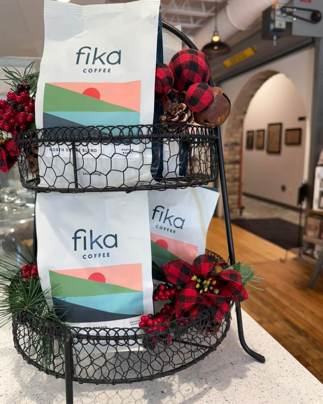 Our Fika coffee from Lutsen is available in the market by the bag - it makes a great gift for the coffee lover! ☕️ 
.
.
.
.

#orleysmarket #leader1918 #coffeelover #mncoffee #mncoffeeshop #coffee #coffeeflights #coffeeflight #fikacoffee