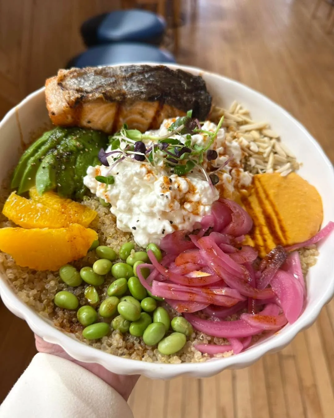 It&rsquo;s a good day for our tasty 𝓗𝓸𝓽 𝓗𝓸𝓷𝓮𝔂 𝓟𝓻𝓸𝓽𝓮𝓲𝓷 𝓑𝓸𝔀𝓵 ✨ 

𝓗𝓞𝓤𝓡𝓢:
Restaurant: 7am - 8pm
Retail : 10am - 4pm
.
.
.
.
#mplsfood #MnEats #leader1918 #mnrestaurants #mnchefs #cambridgemn #mneats #isantimn #dinnerisserved #mpls