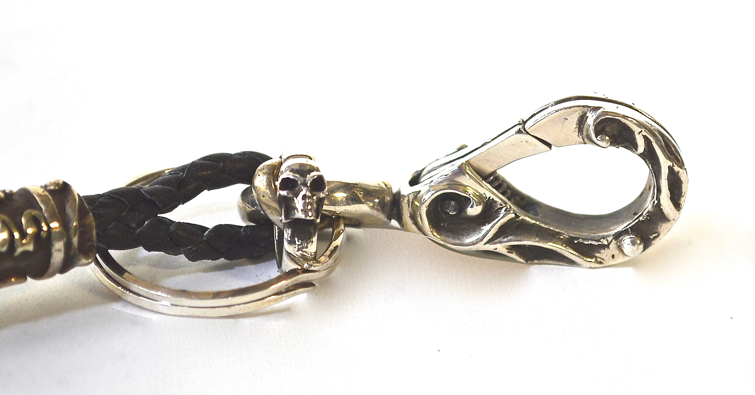 Ponytail Like Key Ring Bangle Keychain Holder. - Hold Keys  (75859)