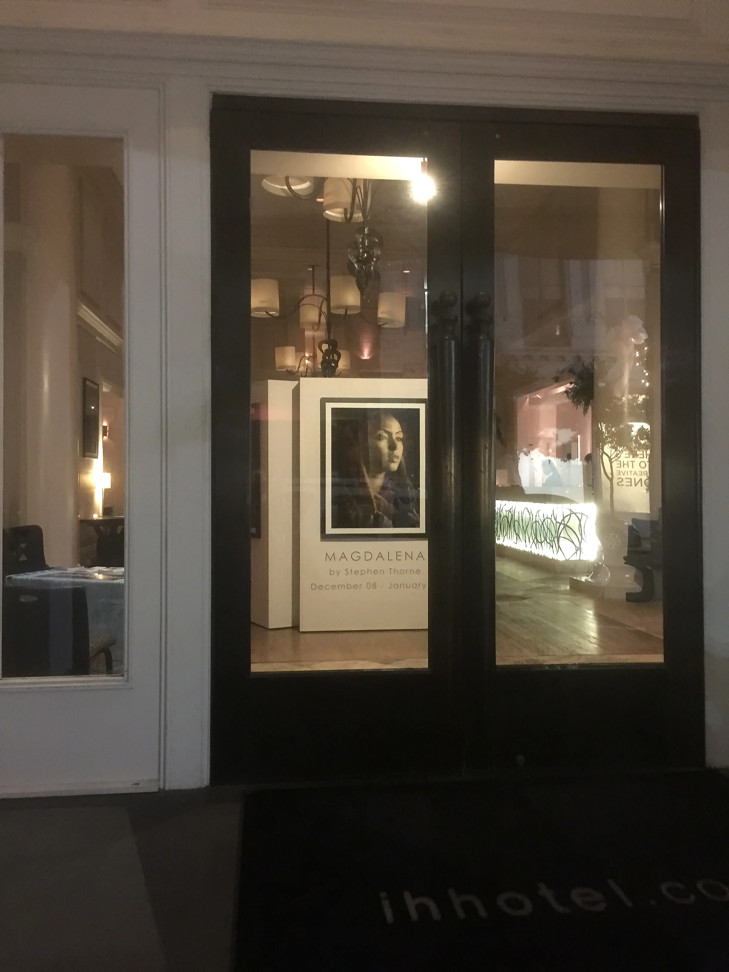 Magdalena solo exhibition at the International House in New Orleans, December 2016.