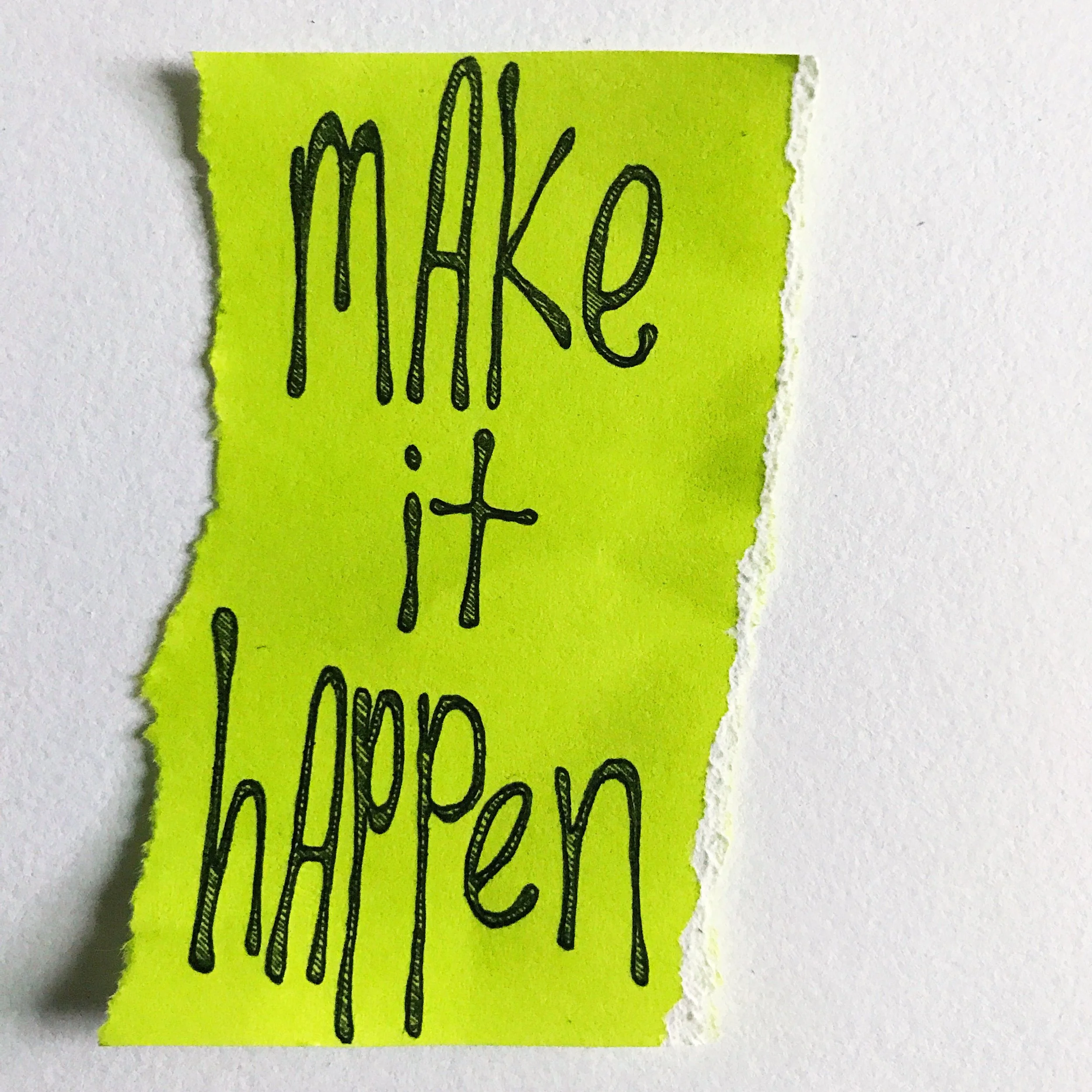Make It Happen // 100 Days of Things You Need To Hear at the Find/Fix/Make/Mend blog. // 100 Days of Upcycled Home Decor, 100 Days of Things You Need To Hear // Upcycling, Repurposing, and Growing + Creative Motivation, Inspiration, and Support <3 // #The100DayProject #The100DayProject2019 #100DayProject #100DayProject2019