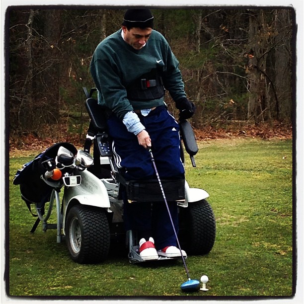 Jerry Donovan T6, ASIA A, Paraplegic -I had a truck accident in downtown Boston in 1999. -I enjoy doing all kinds of exercise especially swimming. I am also very involved with golf and getting all those with a spinal cord injury out on the course. -I have been working for the GBC for a couple of years and try to lead by example - showing that anything is possible! I visit patients at SRH and at Braintree Rehab in Braintree, MA.