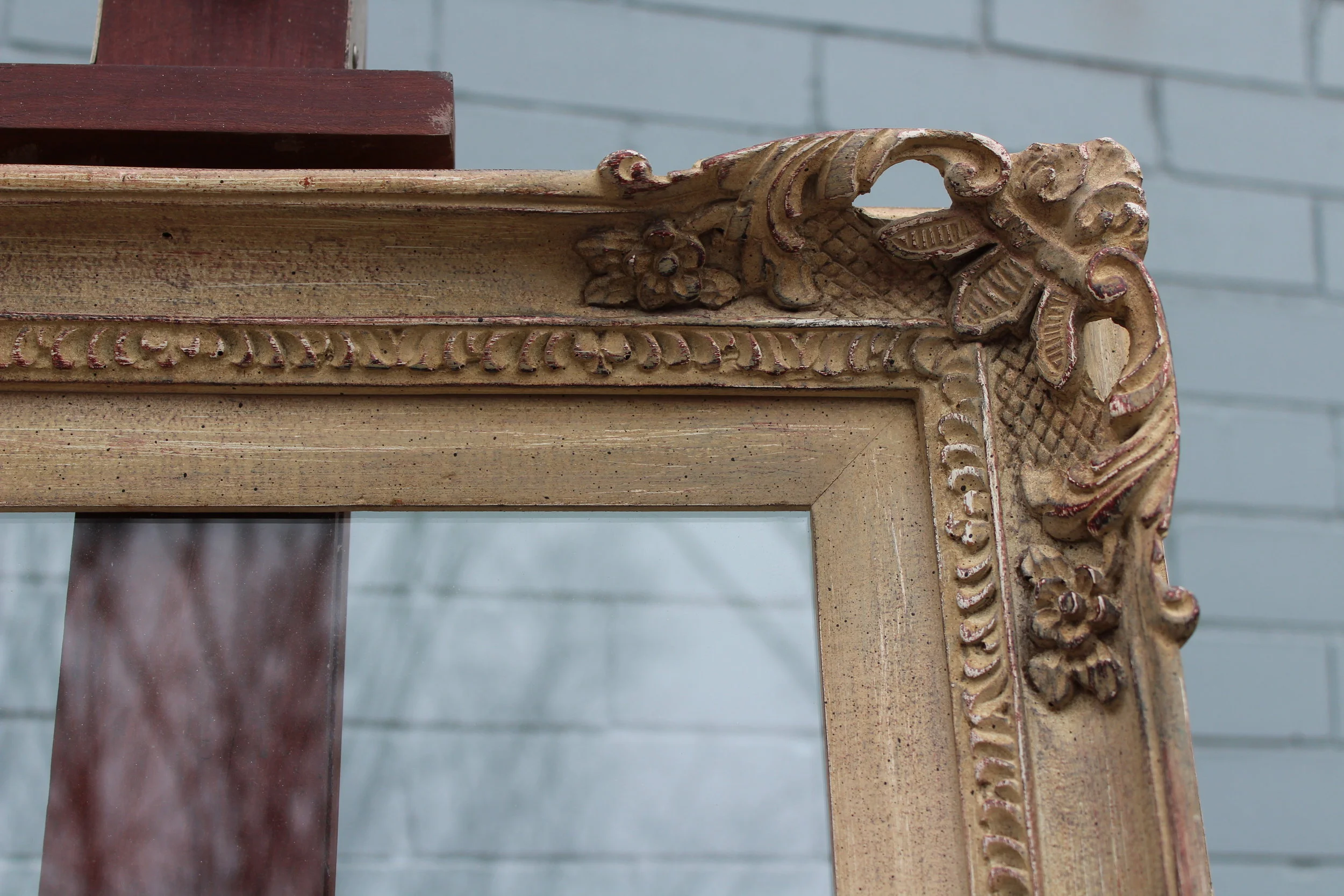 Glass: 20 x 16 Frame: 25 x 22 