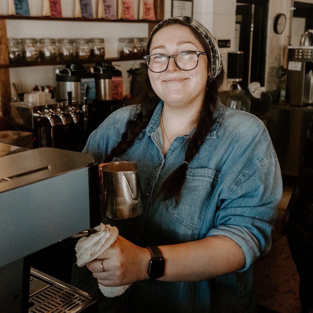 Meet our Staff! 
⠀⠀⠀⠀⠀⠀⠀⠀⠀
Have you had the experience yet at Cultivate of coming in and having one of our staff recite back to you your &ldquo;usual&rdquo; with 100% precision? If you have, it was probably Emily! 
⠀⠀⠀⠀⠀⠀⠀⠀⠀
Emily has been with us th