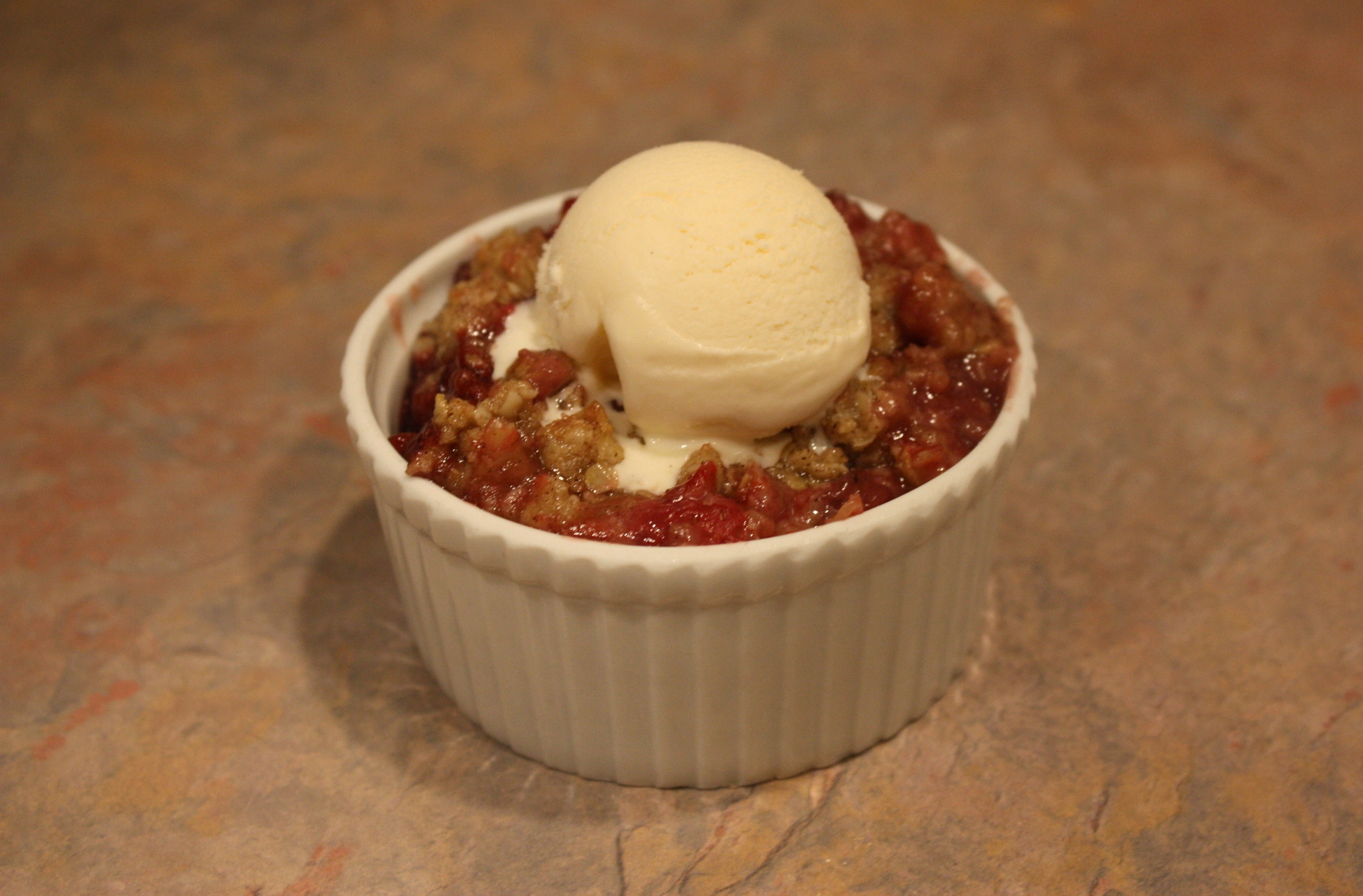 Princess Ben's Strawberry and Thyme Crisp