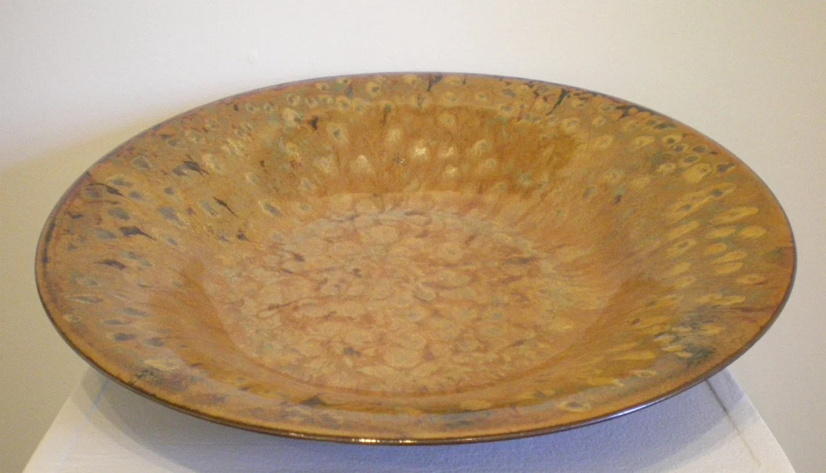 Gold, Orange & Brown Bowl