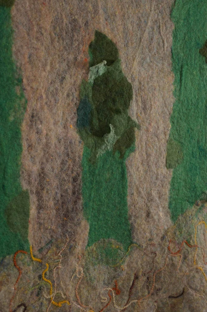 First Up... In the Garden, detail
