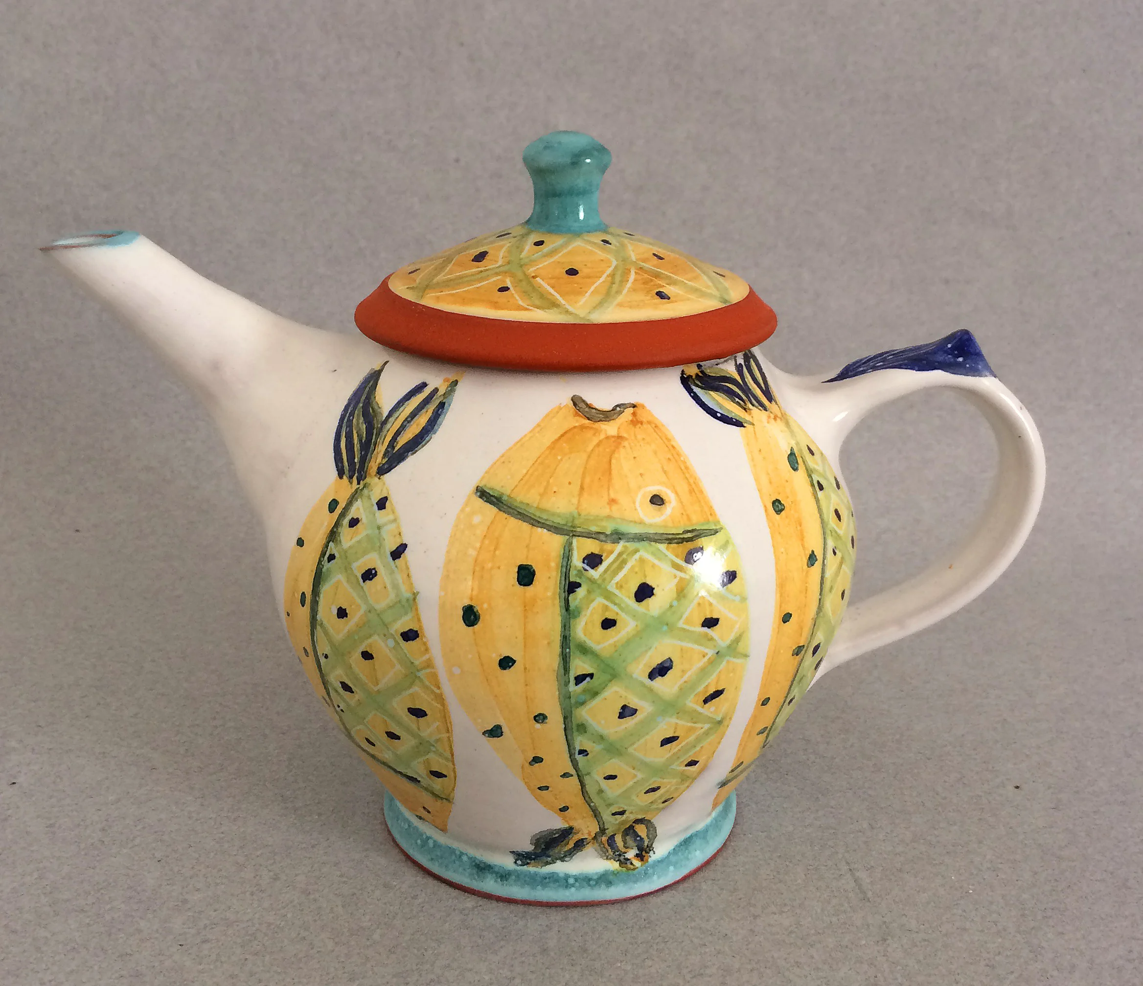 Anne McLellan fish teapot