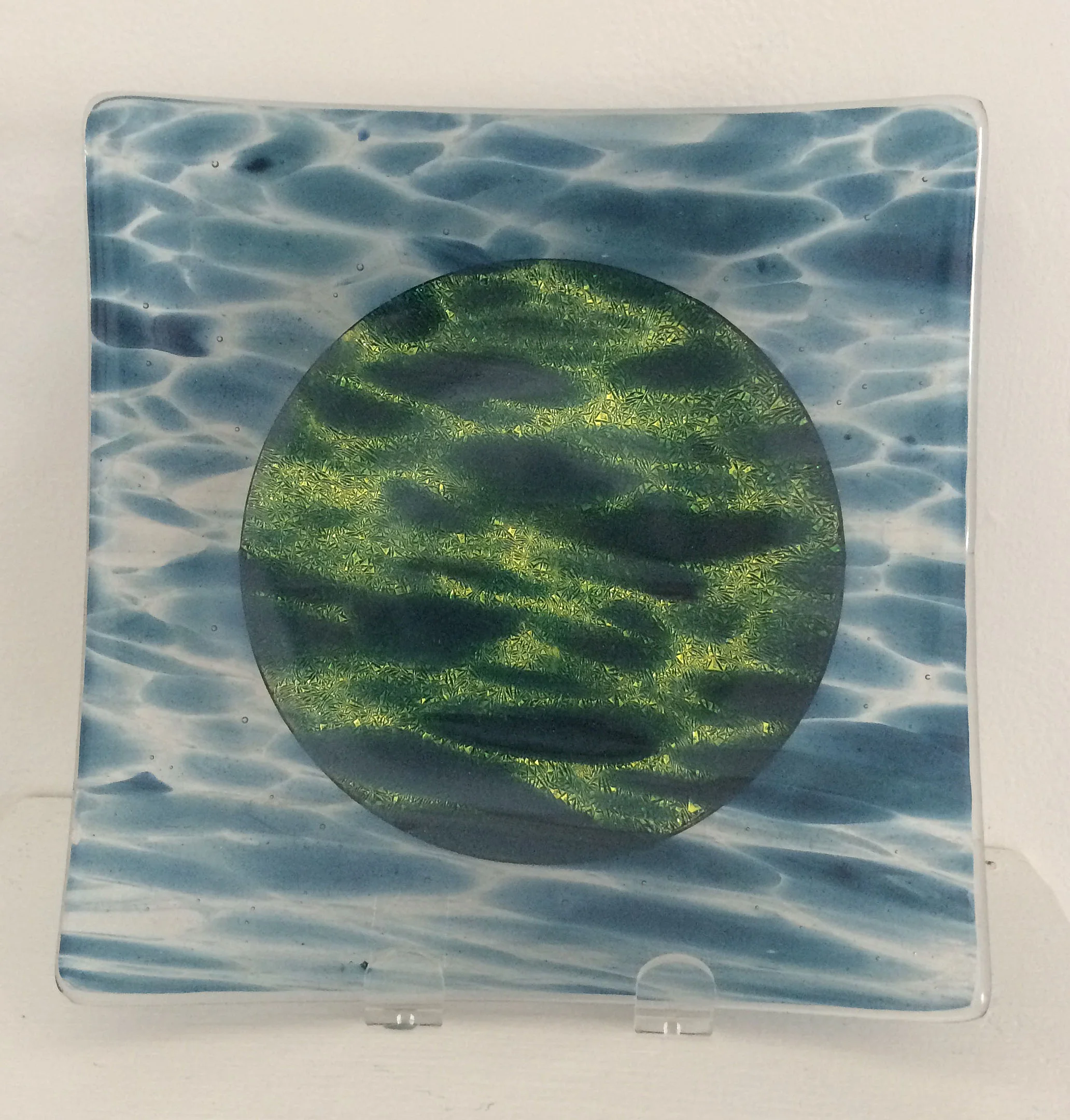 Arliss MacNeill glass weaving "Spring Candy"