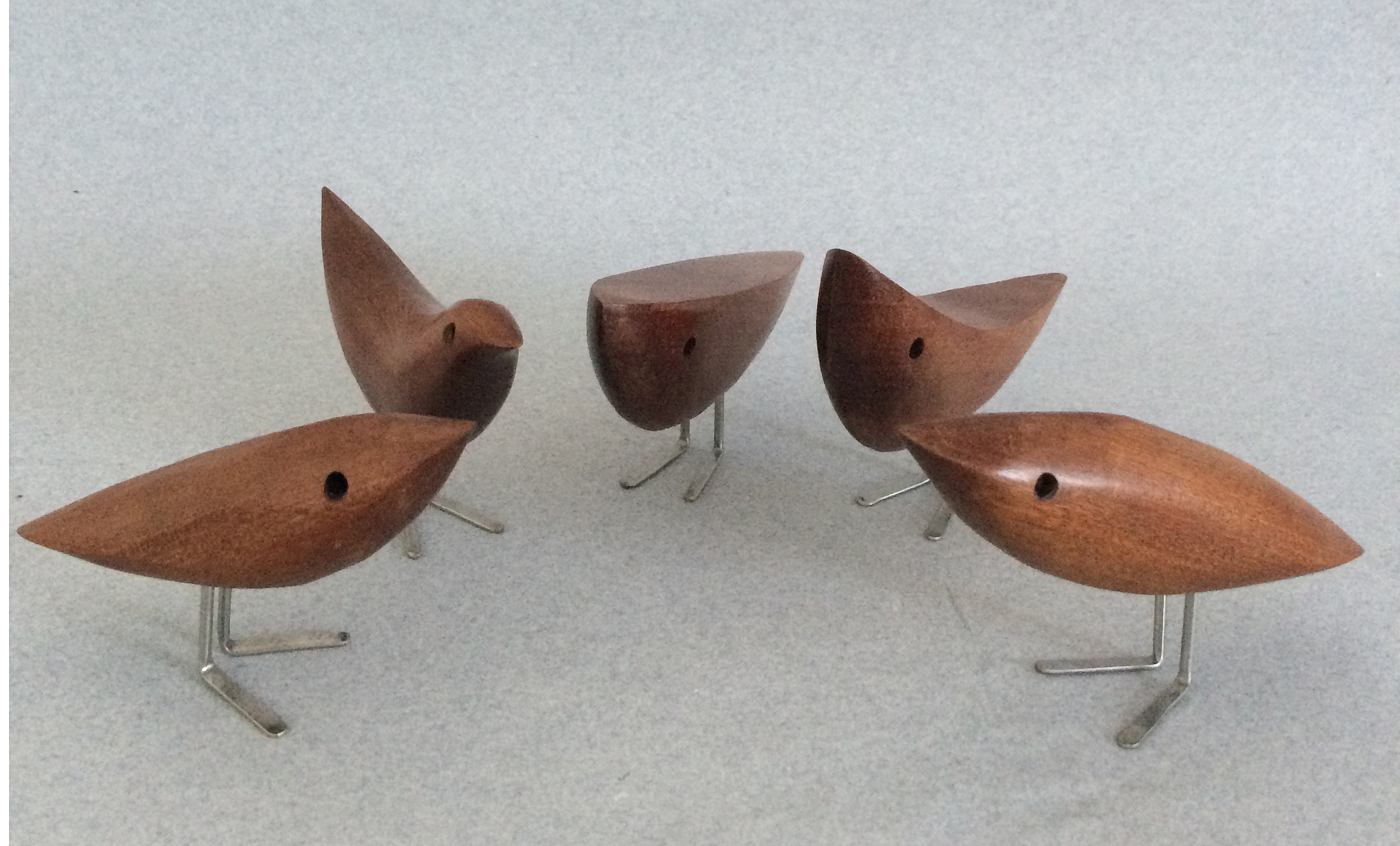 Daryl Richardson Murmuration, wood and metal sculpture