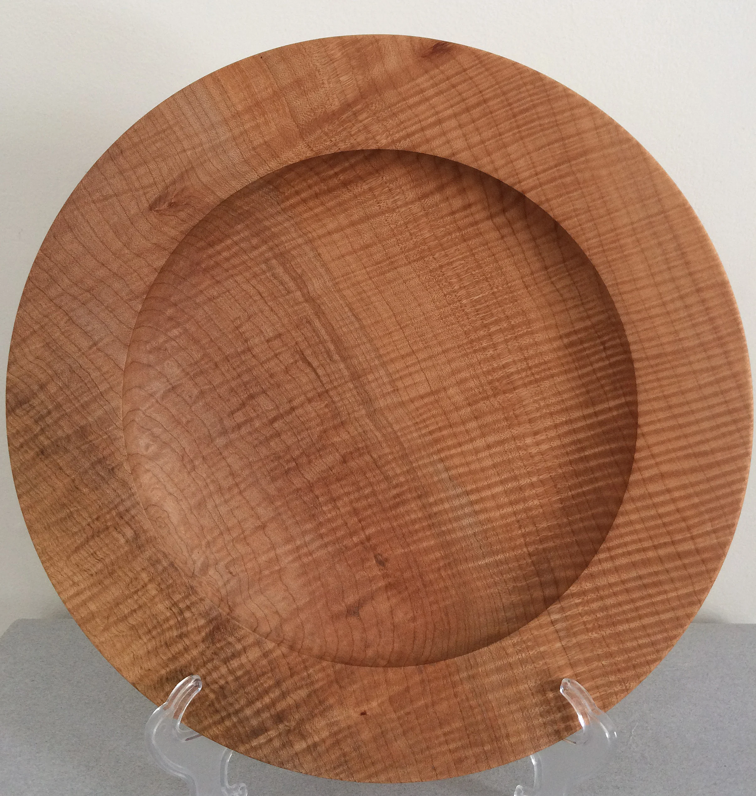 Michael Hosaluk shallow wood wall platter